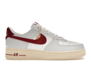 Nike Air Force 1 Low '07 SE Just Do It Photon Dust Team Red (Women's) - photo 1- Jersey4u