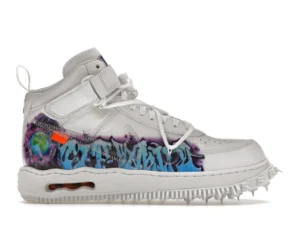 Nike Air Force 1 Mid Off-White Graffiti White - photo 1- Jersey4u