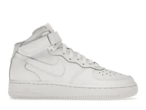 Nike Air Force 1 Mid LE Triple White (GS) - photo 1- Jersey4u