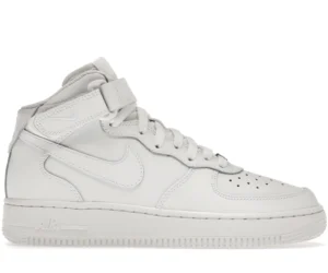 Nike Air Force 1 Mid LE Triple White (GS) - photo 1- Jersey4u