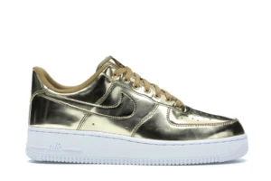 Nike Air Force 1 Low Metallic Gold (Women's) - photo 1- Jersey4u