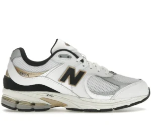 New Balance 2002R White Black Gold Metallic - photo 1- Jersey4u