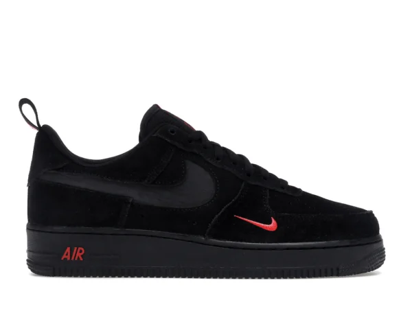 Nike Air Force 1 Low Multi-Swoosh Black Crimson - photo 1- Jersey4u