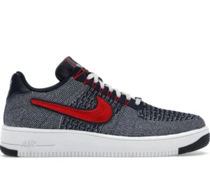 Nike Air Force 1 Ultra Flyknit Low Patriots Robert Kraft Wolf Grey - photo 1- Jersey4u