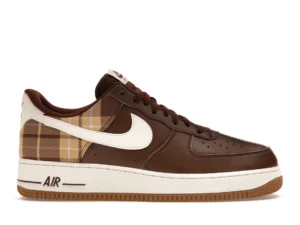 Nike Air Force 1 Low '07 LX Brown Plaid - photo 1- Jersey4u