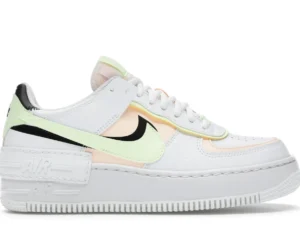 Nike Air Force 1 Low Shadow Summit White Barely Volt Crimson Tint (Women's) - photo 1- Jersey4u