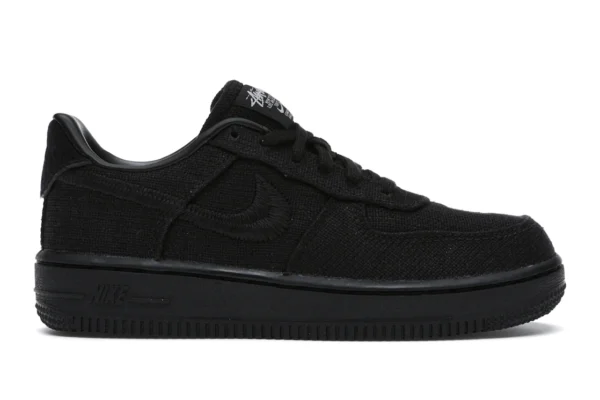 Nike Air Force 1 Low Stussy Black (PS) - photo 1- Jersey4u