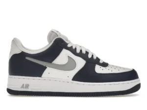 Nike Air Force 1 Low White Navy Grey - photo 1- Jersey4u