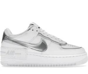 Nike Air Force 1 Low Shadow White Pure Platinum Metallic Silver (Women's) - photo 1- Jersey4u