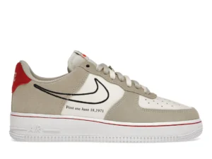 Nike Air Force 1 Low First Use Light Sail Red - photo 1- Jersey4u