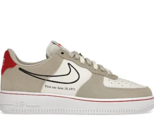 Nike Air Force 1 Low First Use Light Sail Red - photo 1- Jersey4u