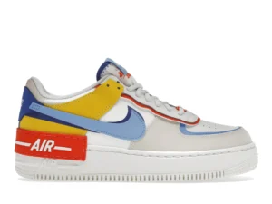 Nike Air Force 1 Low Shadow Sail Game Royal Rush Orange University Blue (Women's) - photo 1- Jersey4u