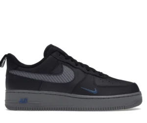 Nike Air Force 1 Low Black Royal Carbon Fiber - photo 1- Jersey4u