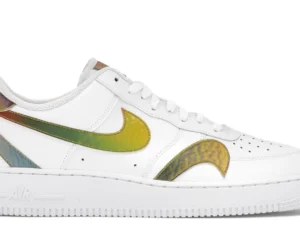 Nike Air Force 1 Low Misplaced Swooshes White Multi - photo 1- Jersey4u