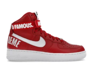 Nike Air Force 1 High Supreme World Famous Red - photo 1- Jersey4u