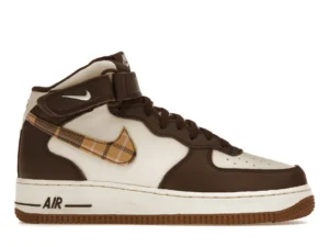 Nike Air Force 1 Mid '07 Brown Plaid - photo 1- Jersey4u