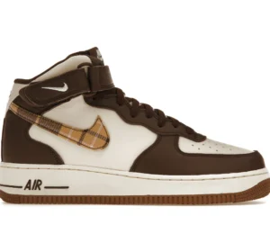 Nike Air Force 1 Mid '07 Brown Plaid - photo 1- Jersey4u