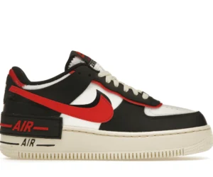 Nike Air Force 1 Low Shadow Summit White University Red Black (Women's) - photo 1- Jersey4u