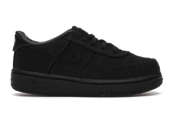 Nike Air Force 1 Low Stussy Black (TD) - photo 1- Jersey4u