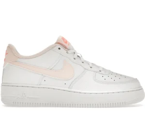 Nike Air Force 1 Low White Hyper Crimson (GS) - photo 1- Jersey4u