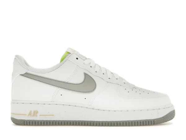 Nike Air Force 1 Low '07 Next Nature White Wolf Grey Volt - photo 1- Jersey4u