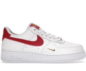 Nike Air Force 1 Low Essential Gym Red Mini Swoosh (Women's) - photo 1- Jersey4u