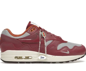 Nike Air Max 1 Patta Waves Rush Maroon (with Bracelet) - photo 1- Jersey4u