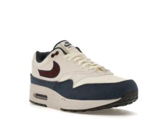 Nike Air Max 1 Coconut Milk Burgundy Crush Navy - photo 2- Jersey4u