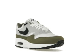 Nike Air Max 1 White Black Medium Olive - photo 2- Jersey4u