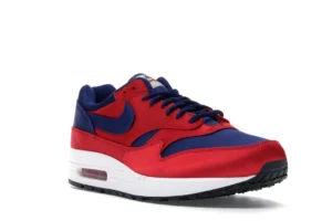 Nike Air Max 1 Satin University Red Deep Royal Blue - photo 2- Jersey4u