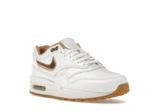 Nike Air Max 1 FB Woven White Metallic Gold - photo 2- Jersey4u