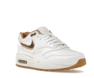 Nike Air Max 1 FB Woven White Metallic Gold - photo 2- Jersey4u