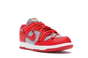 Nike Dunk Low Off-White University Red - photo 2- Jersey4u