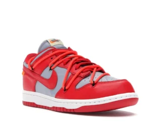 Nike Dunk Low Off-White University Red - photo 2- Jersey4u