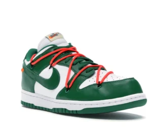 Nike Dunk Low Off-White Pine Green - photo 2- Jersey4u