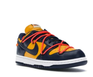 Nike Dunk Low Off-White University Gold - photo 2- Jersey4u