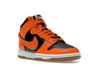 Nike Dunk High Retro Chenille Swoosh Safety Orange - photo 2- Jersey4u