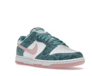 Nike Dunk Low Snakeskin Washed Teal Bleached Coral - photo 2- Jersey4u