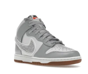 Nike Dunk High University Chenille Swoosh Light Smoke Grey - photo 2- Jersey4u