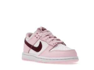 Nike Dunk Low Pink Red White (PS) - photo 2- Jersey4u