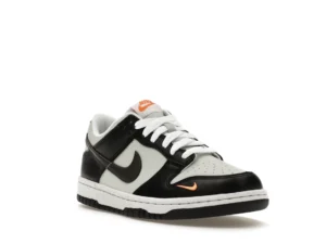 Nike Dunk Low Black Bright Mandarin Mini Swoosh (GS) - photo 2- Jersey4u