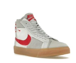 Nike SB Zoom Blazer Mid Premium Deconstructed White University Red Gum - photo 2- Jersey4u