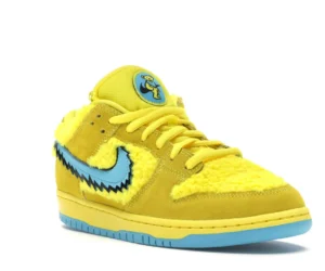 Nike SB Dunk Low Grateful Dead Bears Opti Yellow - photo 2- Jersey4u