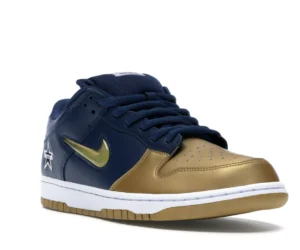 Nike SB Dunk Low Supreme Jewel Swoosh Gold - photo 2- Jersey4u