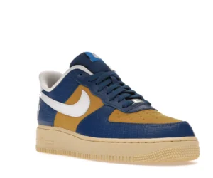 Nike Air Force 1 Low SP Undefeated 5 On It Blue Yellow Croc - photo 2- Jersey4u