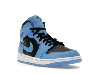 Jordan 1 Mid University Blue Black - photo 2- Jersey4u