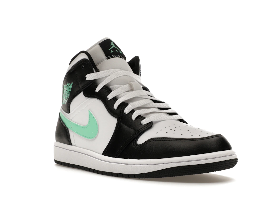 Jordan 1 Mid Green Glow - photo 2- Jersey4u