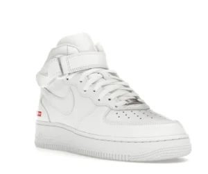 Nike Air Force 1 Mid Supreme White - photo 2- Jersey4u