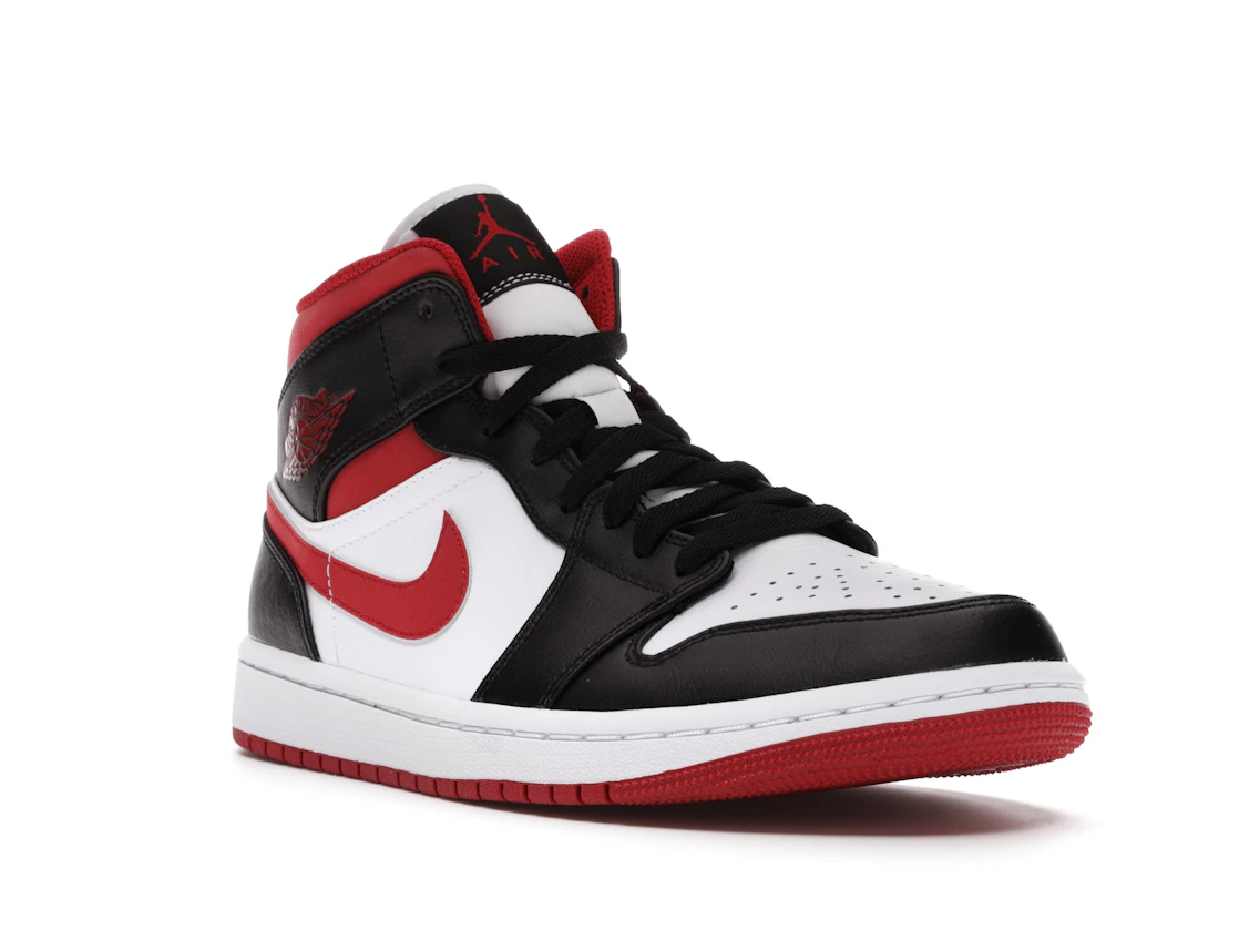 Jordan 1 Mid Gym Red Black White - photo 2- Jersey4u