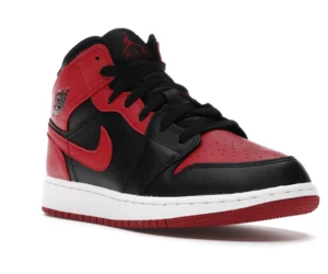 Jordan 1 Mid Banned (2020) (GS) - photo 2- Jersey4u